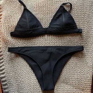 Triangl Navy Blue Bikini